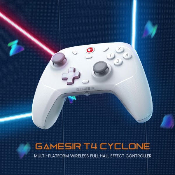 T4 Cyclone Wireless Game Control Multiplatform White