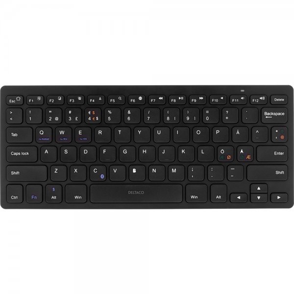 Wireless Mini Keyboard Bluetooth Black