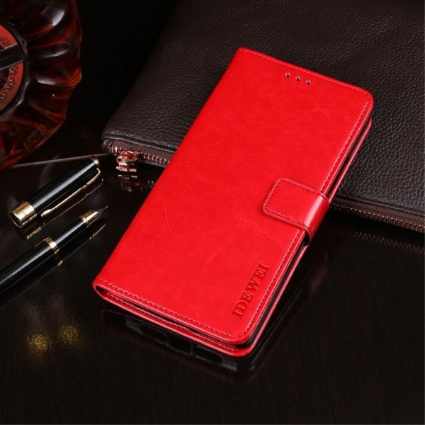 TCL 30E/30 SE/305/306 Cover Leather texture Red