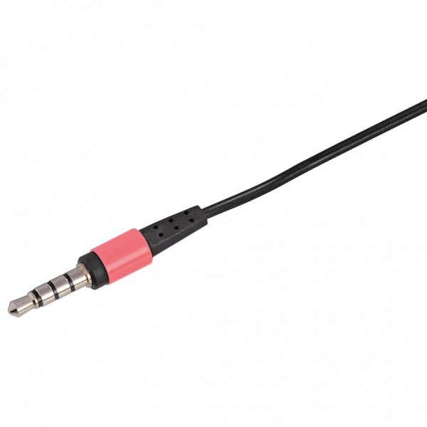 Wired Earphones Shiny In-Ear Silver Pink