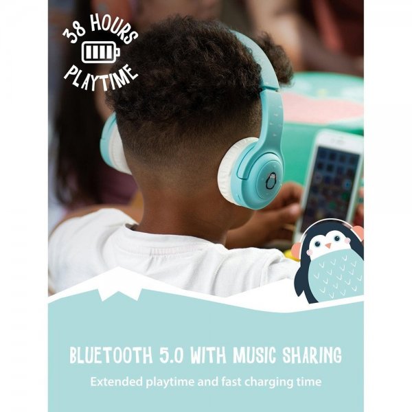 Wireless Headphones for Kids Pepper the Penguin