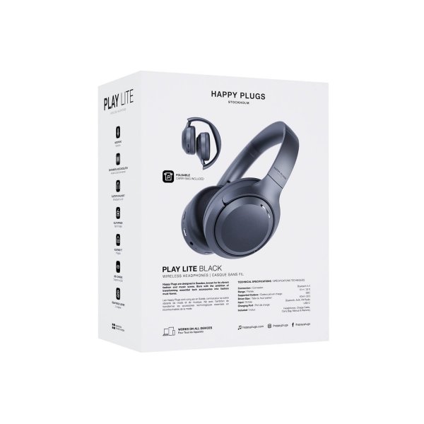 Headphones Play Lite Black