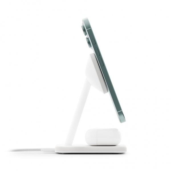 Wireless charger HiRise 2 Deluxe Qi2 MagSafe White