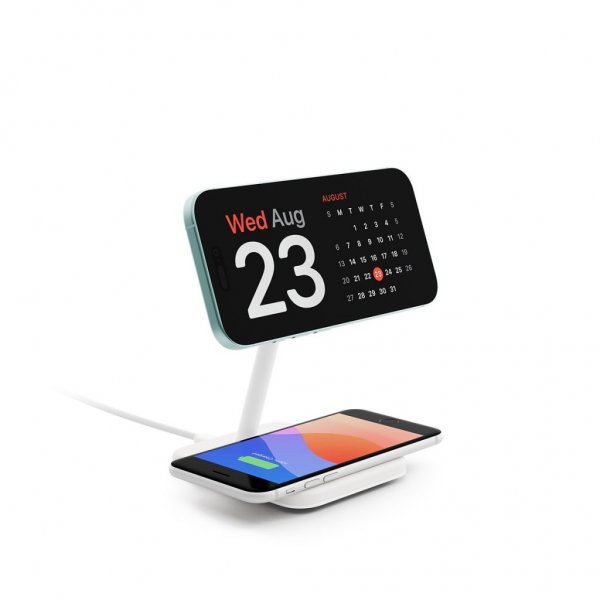 Wireless charger HiRise 2 Deluxe Qi2 MagSafe White