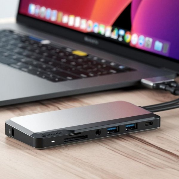 Dual USB-C Super Hub 10-in-1 Dual HDMI 4K@60Hz Space Grey