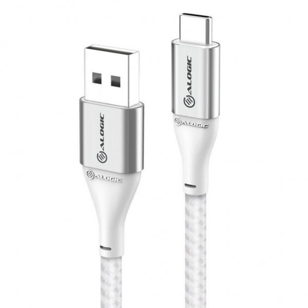 USB-C to USB-A Cable 3A/480Mbps 1.5m Silver