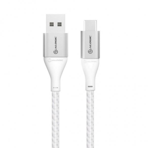 USB-C to USB-A Cable 3A/480Mbps 1.5m Silver