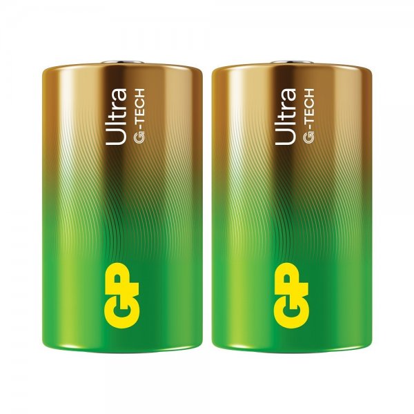 Ultra Alkaline D Battery 13AU/LR20 2-pack