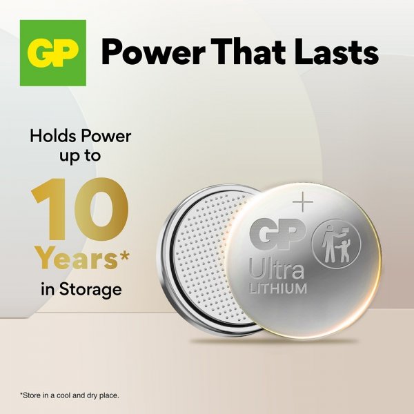 Ultra Lithium Battery Button cell CR2032 8-pack