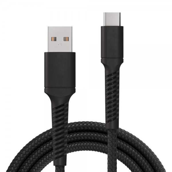 USB-A to USB-C Cable Longlife 60W 2m Black