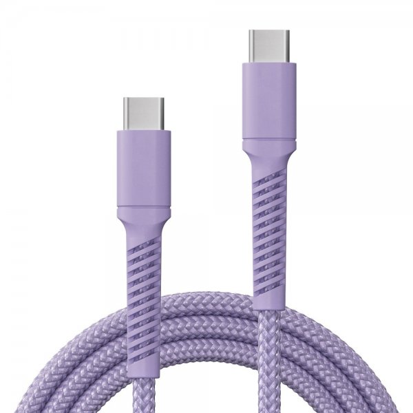 USB-C to USB-C Cable Longlife 100W 2m Purple