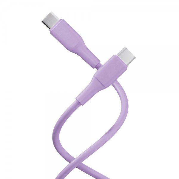 USB-C to USB-C Cable Superflex 60W 1.5m Pink