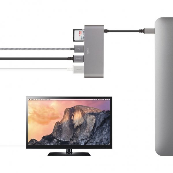 USB-C Multimedia-Hub Silver