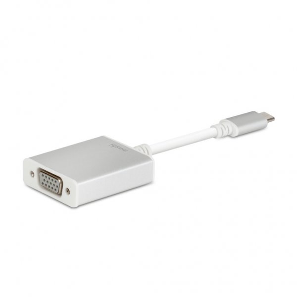 USB-C to VGA-adapter Silver