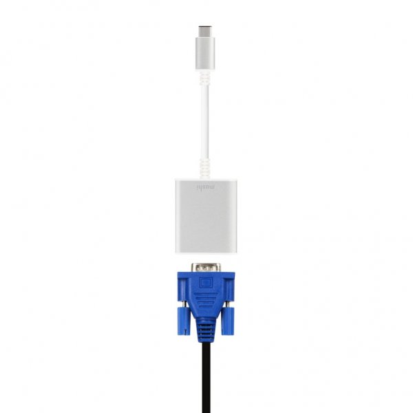 USB-C to VGA-adapter Silver