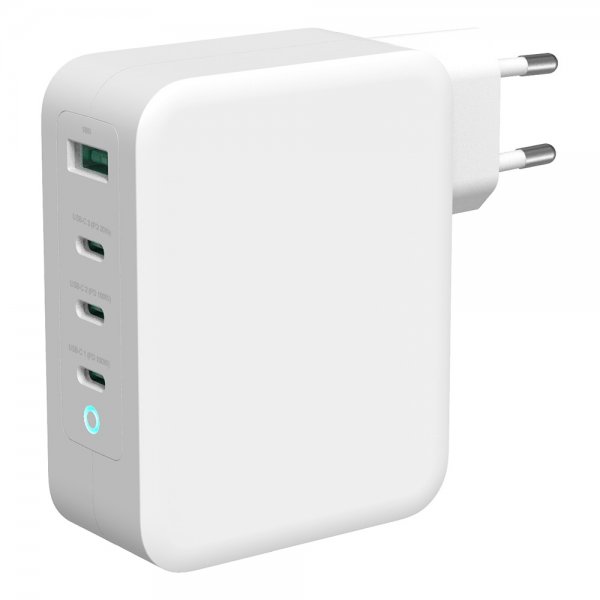 Wall Charger 3xUSB-C and 1xUSB-A GaN 100W