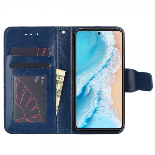 Vivo X80 Pro Cover with Card Slot Blue