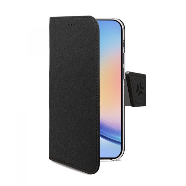 Samsung Galaxy A35 Cover Wally Wallet Case Black