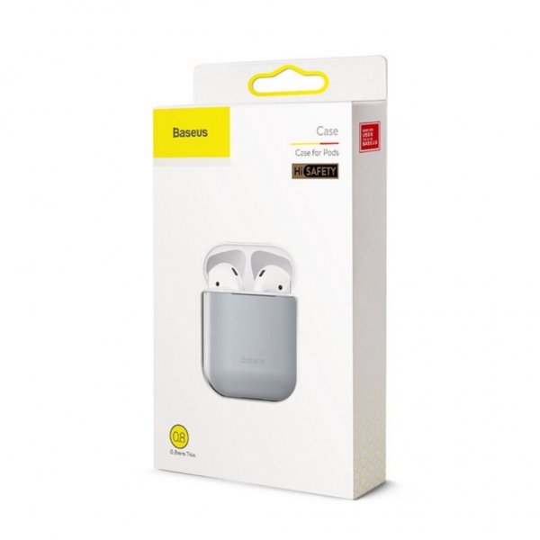 AirPods 1/2 Case Silicone Grey
