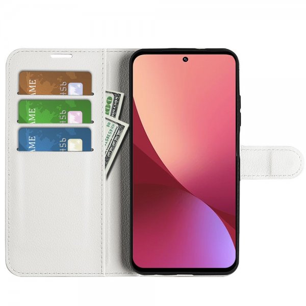 Xiaomi 12/12X Cover Litchi White