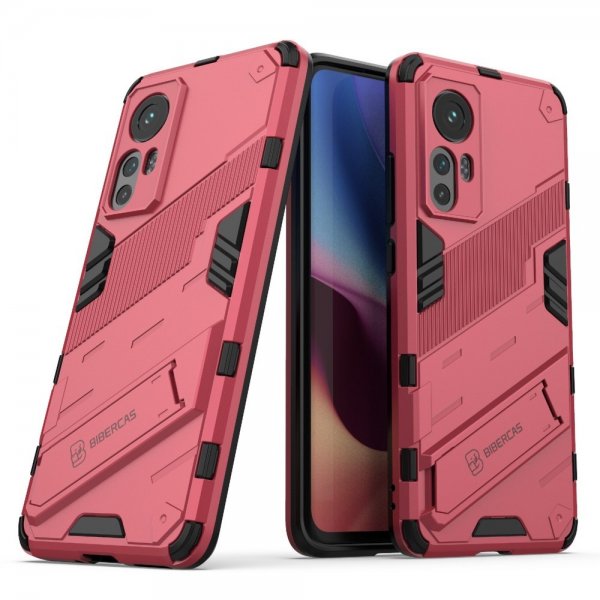 Xiaomi 12/12X Case with Stand Magenta