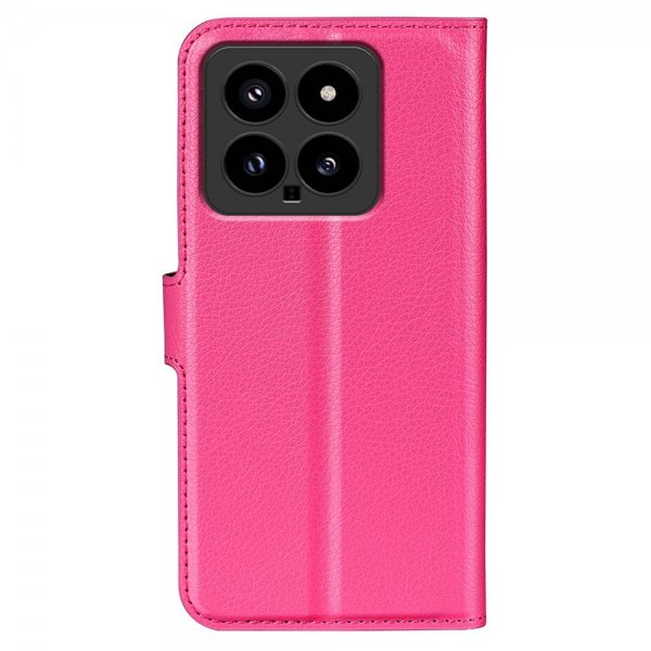 Xiaomi 14 Cover Litchi Magenta