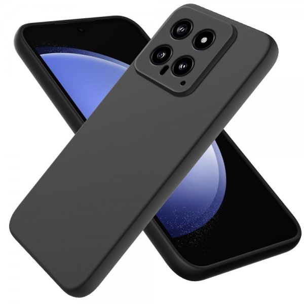 Xiaomi 14 Case with Strap Silicone Black