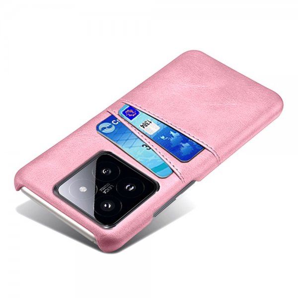 Xiaomi 14 Case with two Card Slots Rose gold