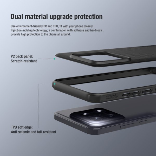 Xiaomi 14 Case Super Frosted Shield Red