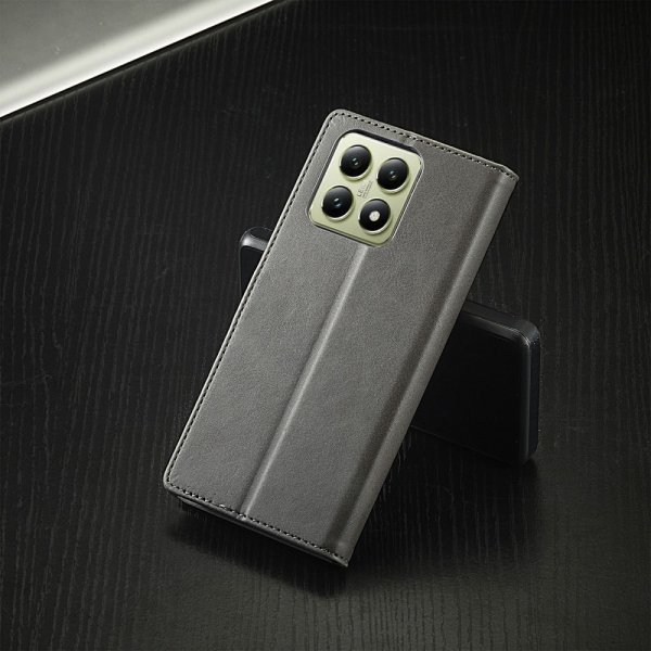 Xiaomi 14T Cover with Card Slot Stand Function Grey