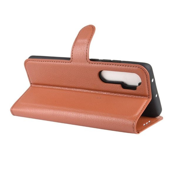 Xiaomi Mi Note 10 Lite Cover with Stand Brown