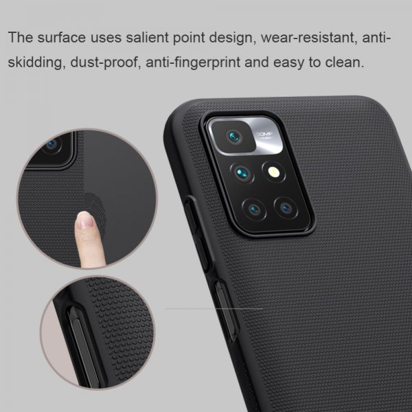 Xiaomi Redmi 10 Case Frosted Shield Red