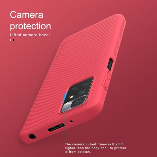 Xiaomi Redmi 10 Case Frosted Shield Red