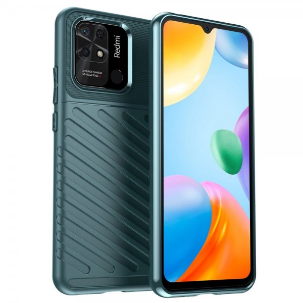 Xiaomi Redmi 10C Case Thunder Series Green