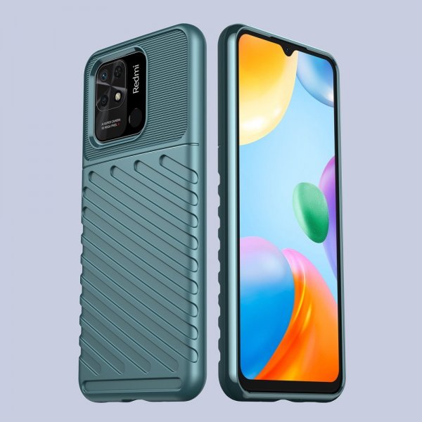 Xiaomi Redmi 10C Case Thunder Series Green