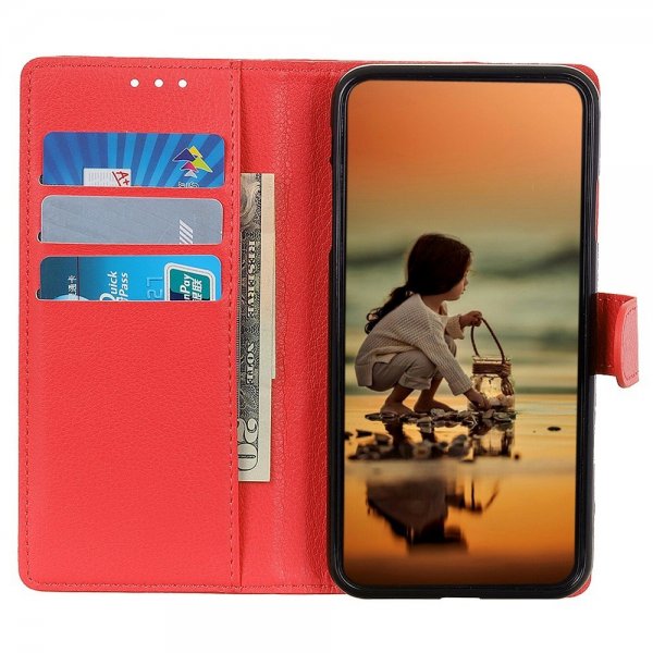 Xiaomi Redmi 12 Cover Litchi Red