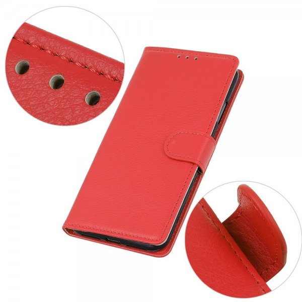 Xiaomi Redmi 12 Cover Litchi Red