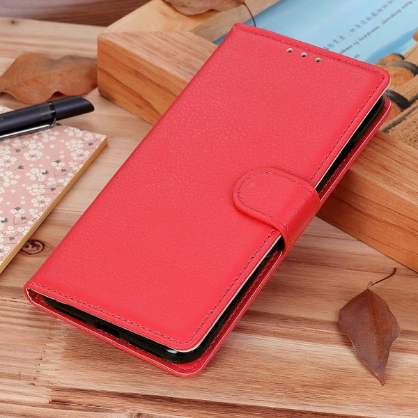 Xiaomi Redmi 12 Cover Litchi Red