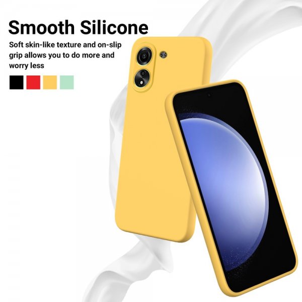 Xiaomi Redmi 13C Case with Strap Silicone Yellow