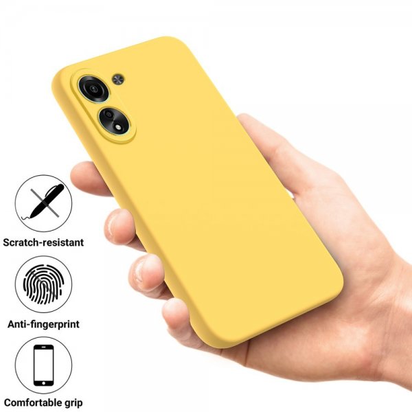 Xiaomi Redmi 13C Case with Strap Silicone Yellow