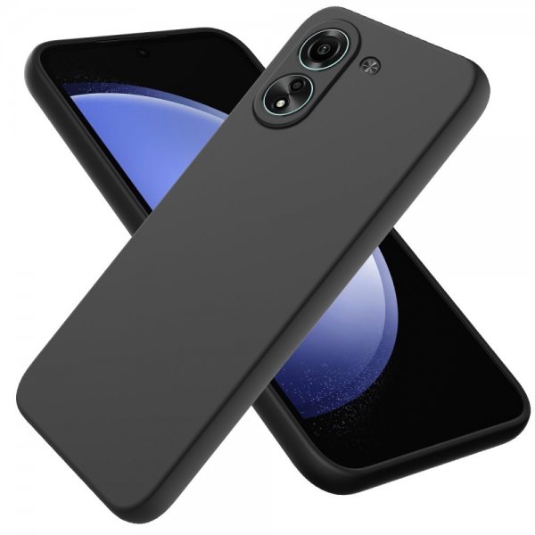 Xiaomi Redmi 13C Case with Strap Silicone Black