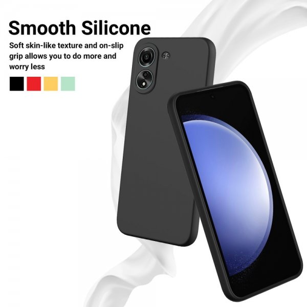 Xiaomi Redmi 13C Case with Strap Silicone Black