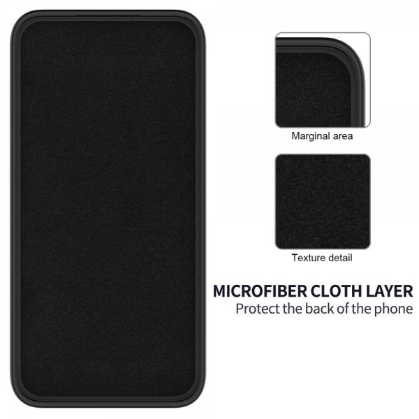 Xiaomi Redmi 13C Case with Strap Silicone Black