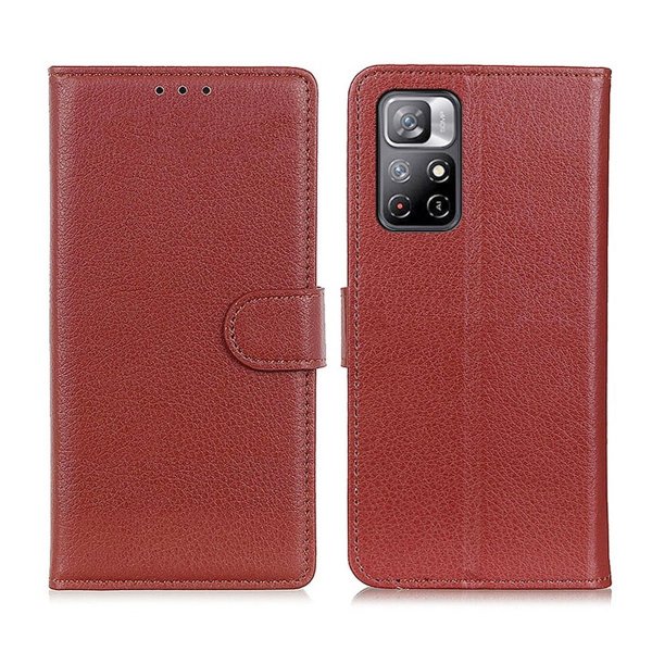 Xiaomi Redmi Note 11 Cover with Stand Brown