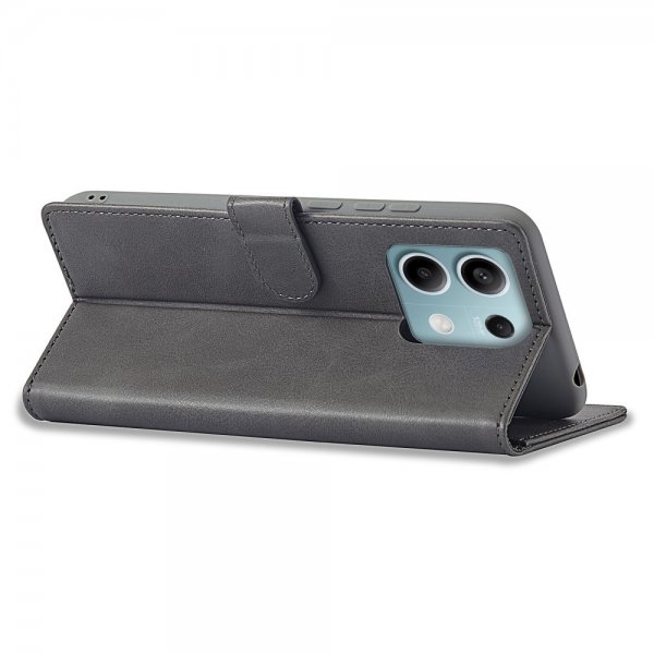 Xiaomi Redmi Note 13 5G Cover with Card Slot Stand Function Grey