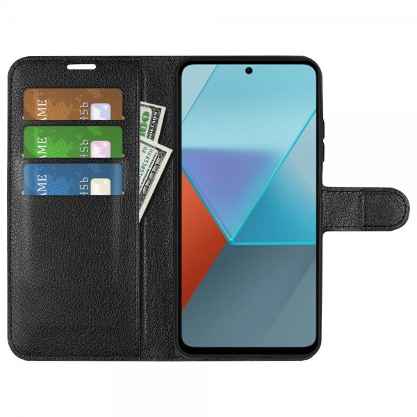 Xiaomi Redmi Note 13 Pro 5G Cover Litchi Black