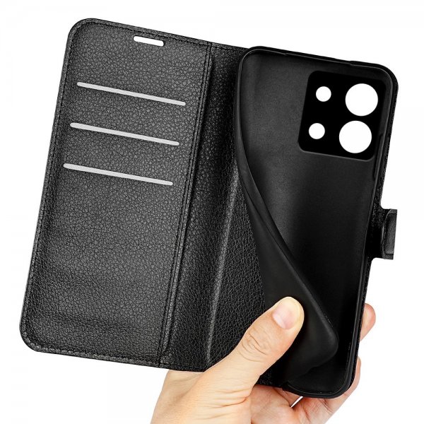 Xiaomi Redmi Note 13 Pro 5G Cover Litchi Black
