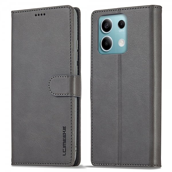 Xiaomi Redmi Note 13 Pro 5G Cover with Card Slot Stand Function Grey