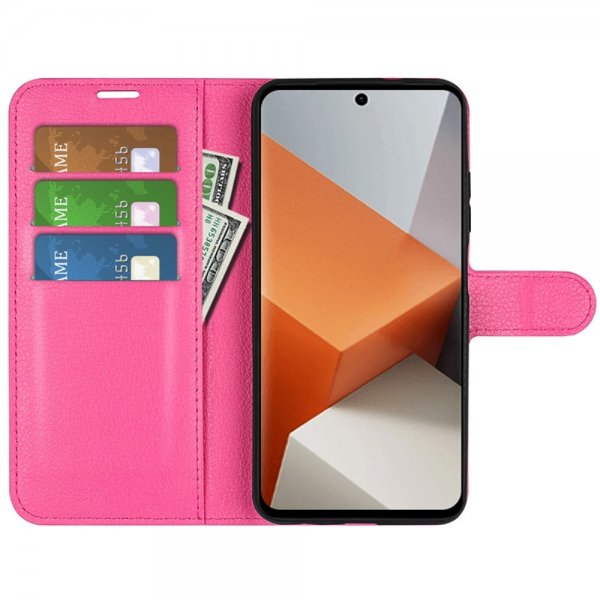 Xiaomi Redmi Note 13 Pro Plus 5G Cover Litchi Rose