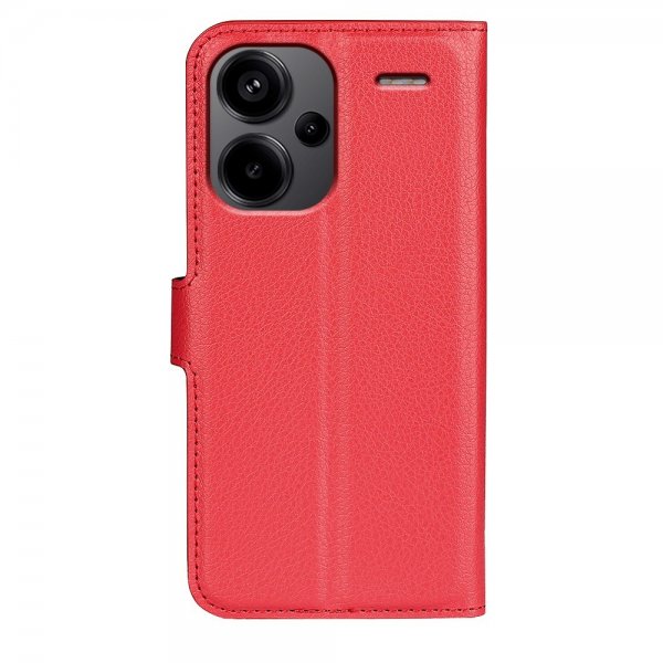Xiaomi Redmi Note 13 Pro Plus 5G Cover Litchi Red
